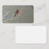 Carte De Visite Calme cardinal (Devant / Derrière)