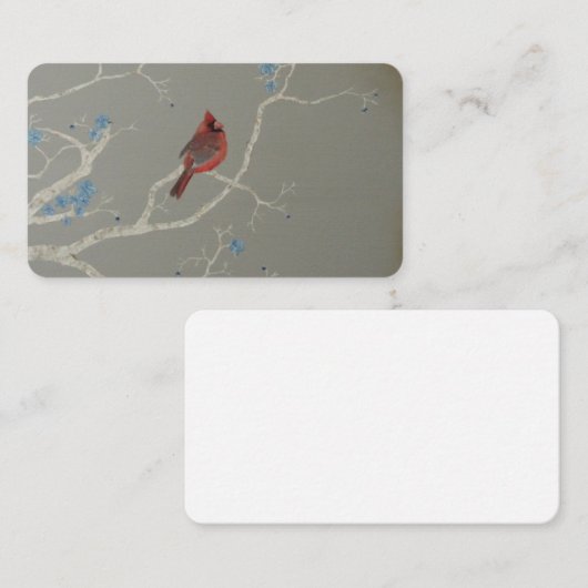 Carte De Visite Calme cardinal (Devant / Derrière)