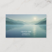 Carte De Visite Calme Nature Paysage Massage Thérapiste (Dos)