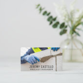 Carte De Visite Calque de briques | Services de construction (Debout devant)