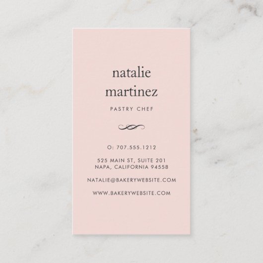 Carte De Visite Calque | vertical (Dos)