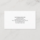 Carte De Visite Calques de colonnes simples rétro Ministère chréti (Dos)