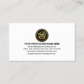 Carte De Visite Calques d'outils Handyman créatifs (Dos)