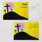 Carte De Visite Calvaire, pasteur, Jacobs (Devant / Derrière)