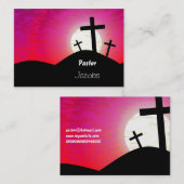 Carte De Visite Calvaire, pasteur, Jacobs (Devant / Derrière)