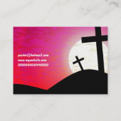 Carte De Visite Calvaire, pasteur, Jacobs (Dos)