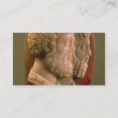 Carte De Visite Camée dépeignant Marcus Aurelius (121-180) et Luci (Dos)