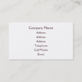 CARTE DE VISITE CAMELS (Dos)