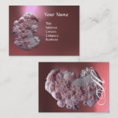 CARTE DE VISITE CAMEO ANTIQUE, DAME AUX RAISONS ET AUX GRAPEVINES (Devant / Derrière)