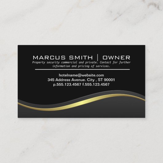 Carte De Visite Camera | Cybersécurité technologique (Dos)