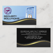 Carte De Visite Camera | Cybersécurité technologique (Devant / Derrière)