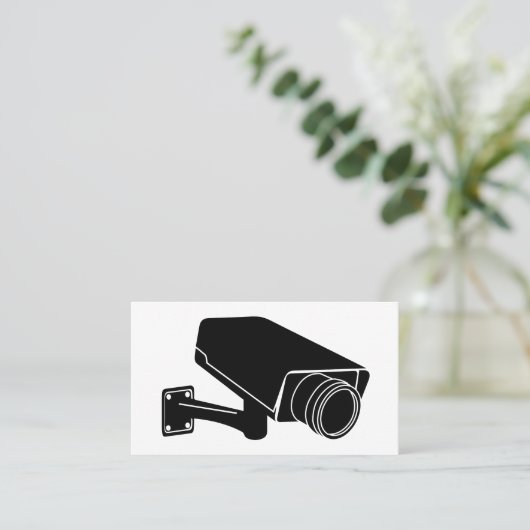 Carte De Visite Caméra de sécurité (Debout devant)