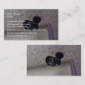 Carte De Visite Caméra de sécurité (Devant / Derrière)