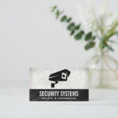 Carte De Visite Caméra de sécurité | Noeuds technologiques (Debout devant)