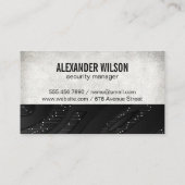 Carte De Visite Caméra de sécurité | Noeuds technologiques (Dos)