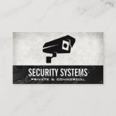 Carte De Visite Caméra de sécurité | Noeuds technologiques (Devant)