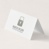 Carte De Visite Caméra de sécurité | Protection à domicile (Dos)