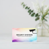 Carte De Visite Caméra de sécurité | Service de protection (Debout devant)