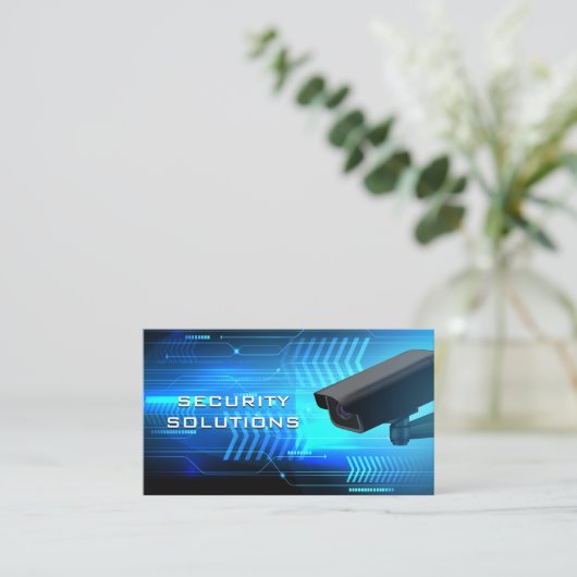 Carte De Visite Caméra de sécurité | Surveillance (Debout devant)