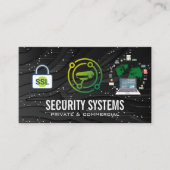 Carte De Visite Caméra de sécurité | Technologie | Sécurité des do (Devant)