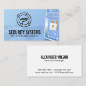 Carte De Visite Caméra de sécurité | Technologie Smart Phone (Devant / Derrière)