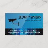 Carte De Visite Caméra de sécurité | Verrouillage du code numériqu (Devant)