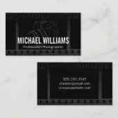 Carte De Visite Caméra et film (Devant / Derrière)