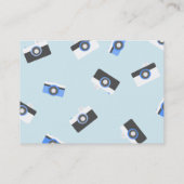 Carte De Visite Camera Girl-Blue (Dos)