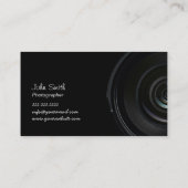 Carte De Visite Camera Lens Ocean Paysage Photographie (Dos)