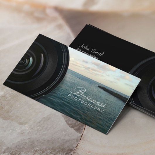 Carte De Visite Camera Lens Ocean Paysage Photographie