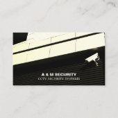 Carte De Visite Caméra montée CCTV, service de caméra de sécurité (Devant)