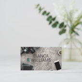 Carte De Visite Camera | Phone | Livres de notes | Espace de trava (Debout devant)