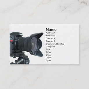 Carte De Visite Caméra photo