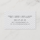 Carte De Visite Caméra photo numérique moderne Chevron Photographe (Dos)