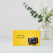 Carte De Visite Caméra photographe (Debout devant)