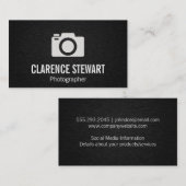 Carte De Visite Caméra | Photographie (Devant / Derrière)