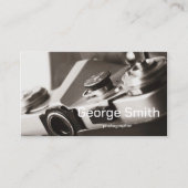 Carte De Visite Caméra rétro (Devant)