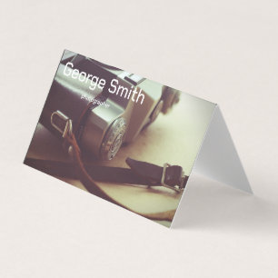 Carte De Visite Caméra rétro