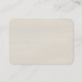 Carte De Visite Caméra rétro (Dos)