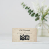 Carte De Visite Caméra vintage (Debout devant)