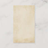 Carte De Visite caméra vintage (Dos)