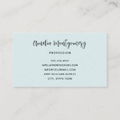 Carte De Visite Camera with Flowers Retro Pastel Image (Dos)