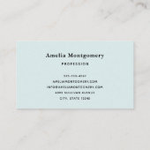 Carte De Visite Camera with Flowers Retro Pastel Image (Dos)