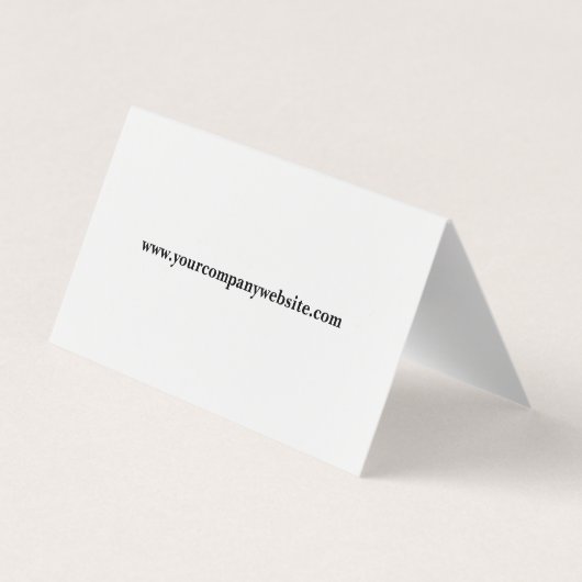 Carte De Visite Caméraman sur Studio Set (Dos)