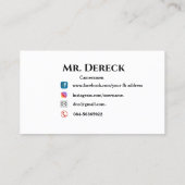 Carte de visite Cameramen (Dos)