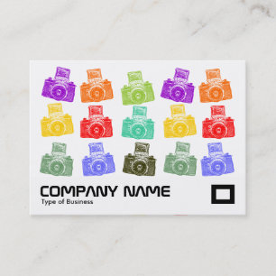 Carte De Visite Caméras colorés