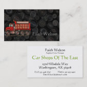 Carte De Visite Camion à benne basculante mignon de gravier (Devant / Derrière)