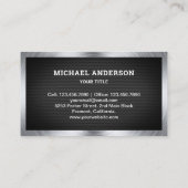Carte De Visite Camion à benne pour le transport de constructions (Dos)