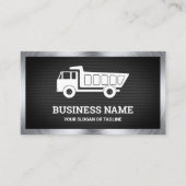Carte De Visite Camion à benne pour le transport de constructions (Devant)