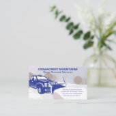 Carte De Visite Camion à chasse à neige (Debout devant)